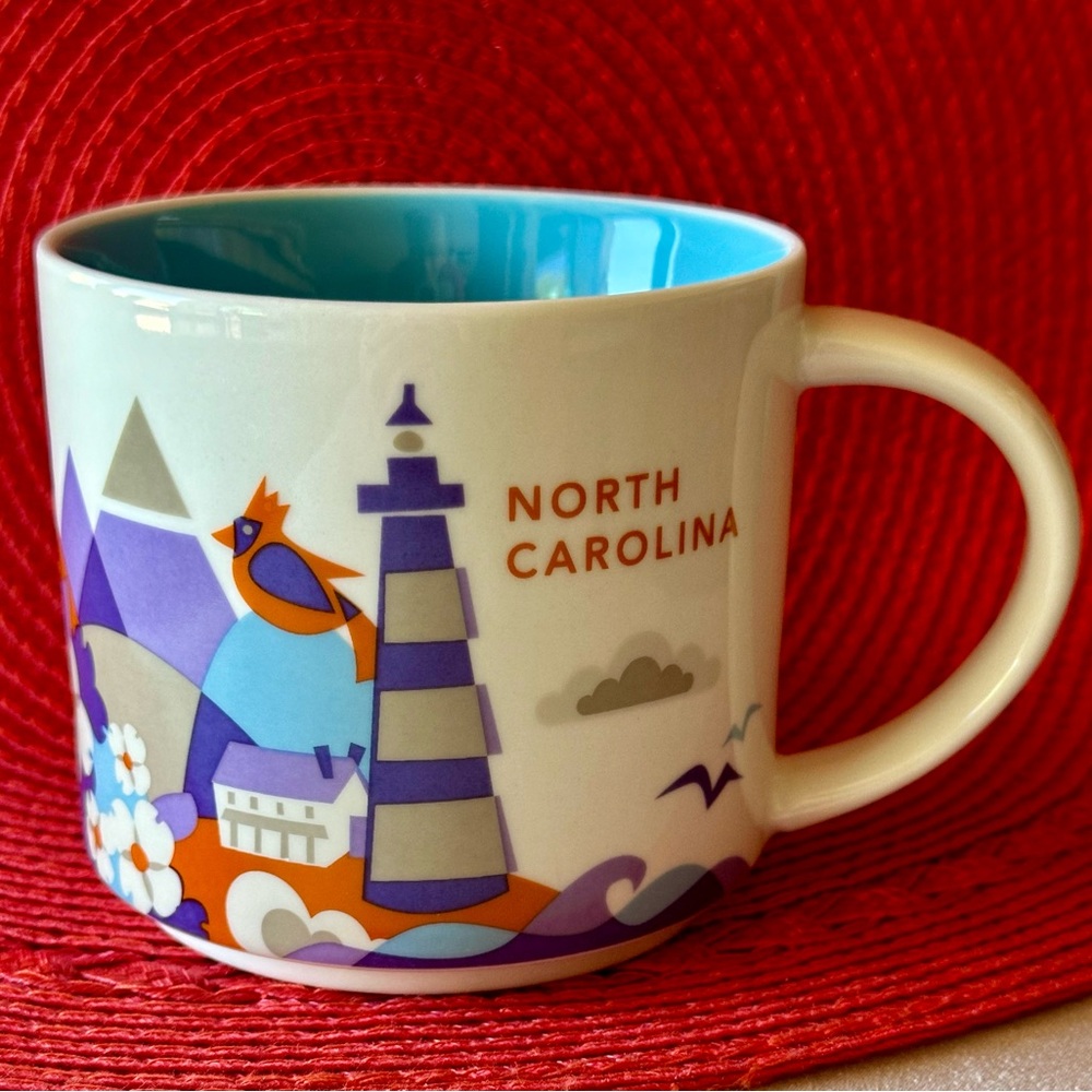 Starbucks North Carolina “You Are Here” Like New Condition 2015  14 Oz.